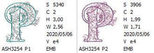 Load image into Gallery viewer, Floraison Monogram Letter P
