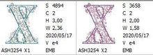 Load image into Gallery viewer, Floraison Monogram Letter X
