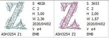 Load image into Gallery viewer, Floraison Monogram Letter Z
