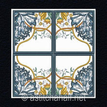 Load image into Gallery viewer, Jacobean Botanical Bliss Totebag
