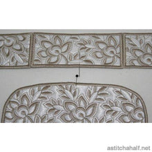 Load image into Gallery viewer, Whispers in White Clutch Purses
