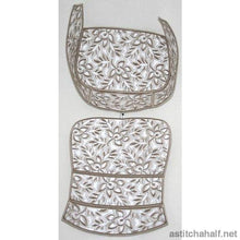 Load image into Gallery viewer, Whispers in White Clutch Purses
